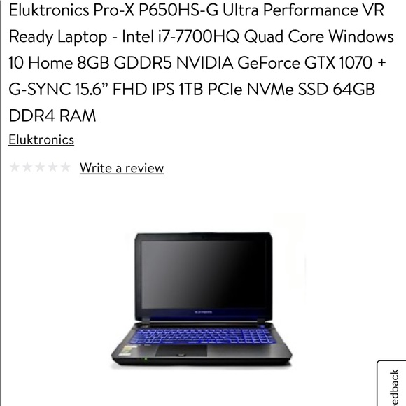 Eluktronics Gaming Laptop - Picture 2 of 11